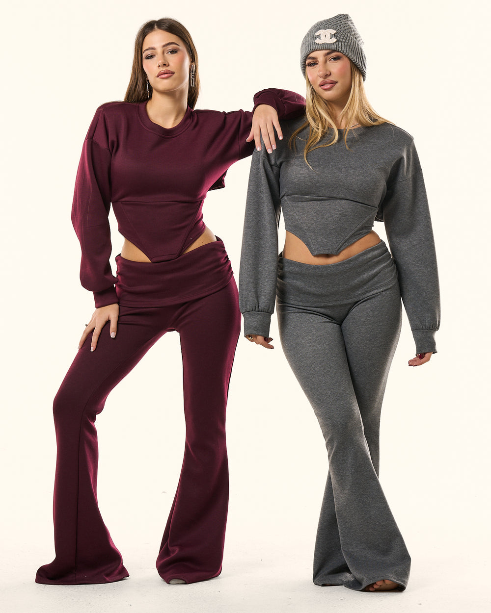 Coordinato in felpa body