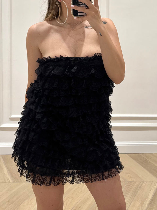 Dress senza maniche pizzo