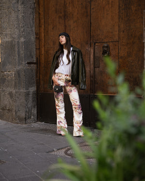 Pantalone Floral flare