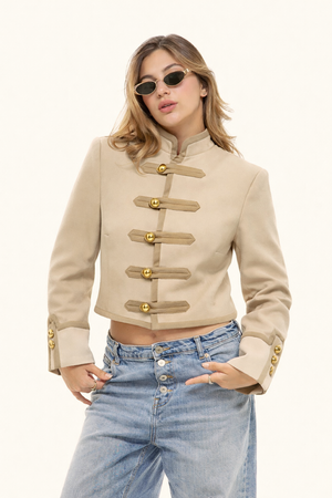 Giacca Napoleon cropped