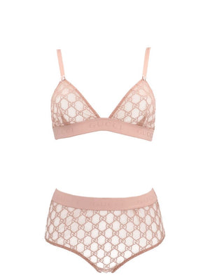 Completo Intimo Lace Nude fiocchetti gg