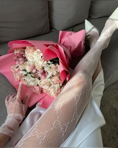 Calze logo mesh con cofanetto