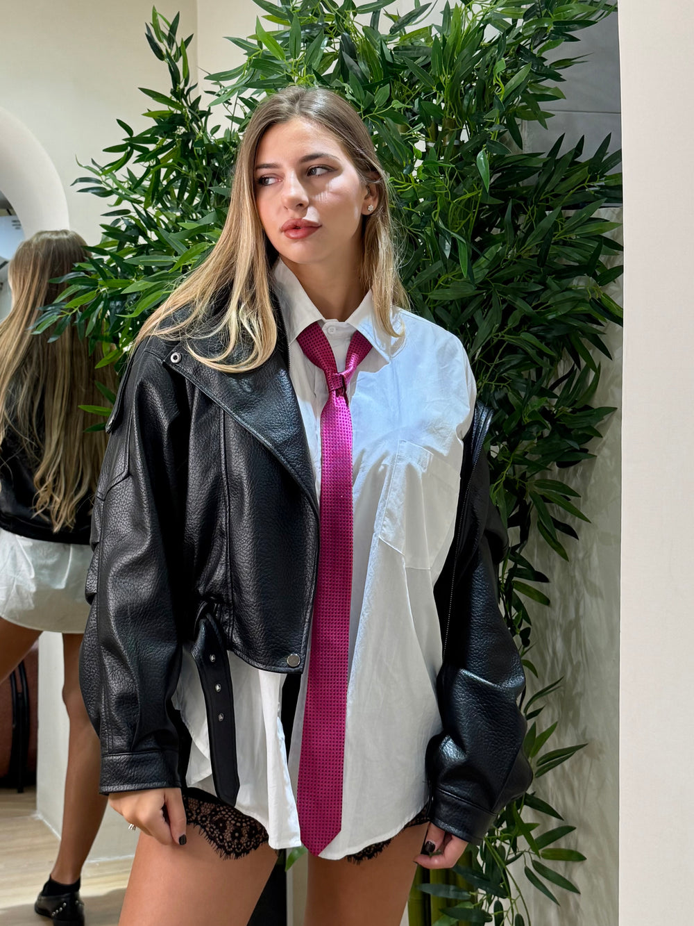 Cravatta woman fuchsia