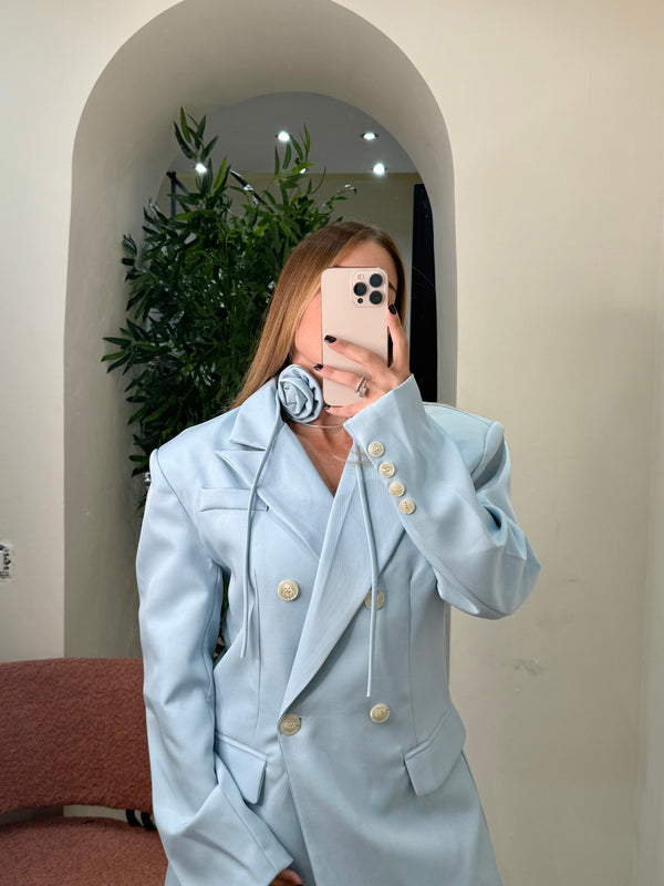 Giacca Pastel Bloom + chocker