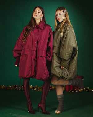 Bomber oversize Arya verde