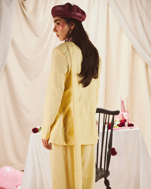 Tailleur “Crème Citron Couture”