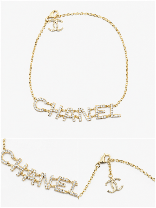Collare Lettering Crystal cc