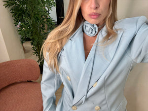 Giacca Pastel Bloom + chocker