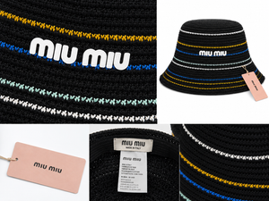 Bucket hat righe color miu