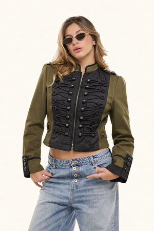 Giacca Napoleon cropped