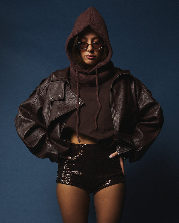 Balaclava in lana tinta unita