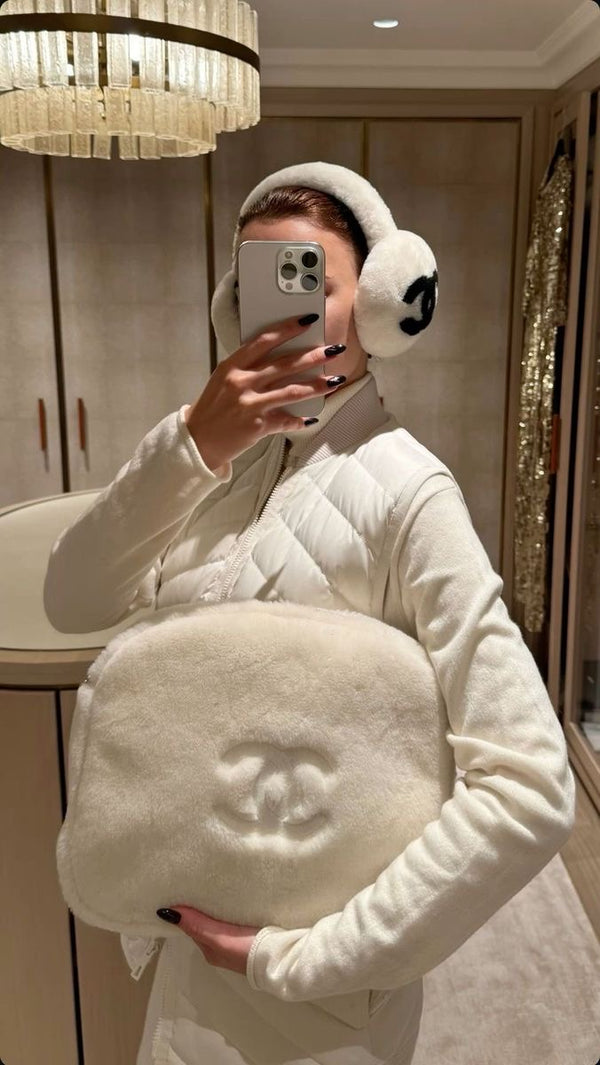 Paraorecchie Eco-Fur Avorio