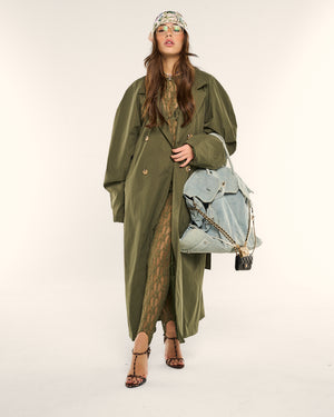 Trench creme olive