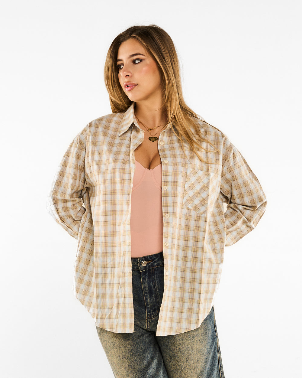 Camicia Oversize Check