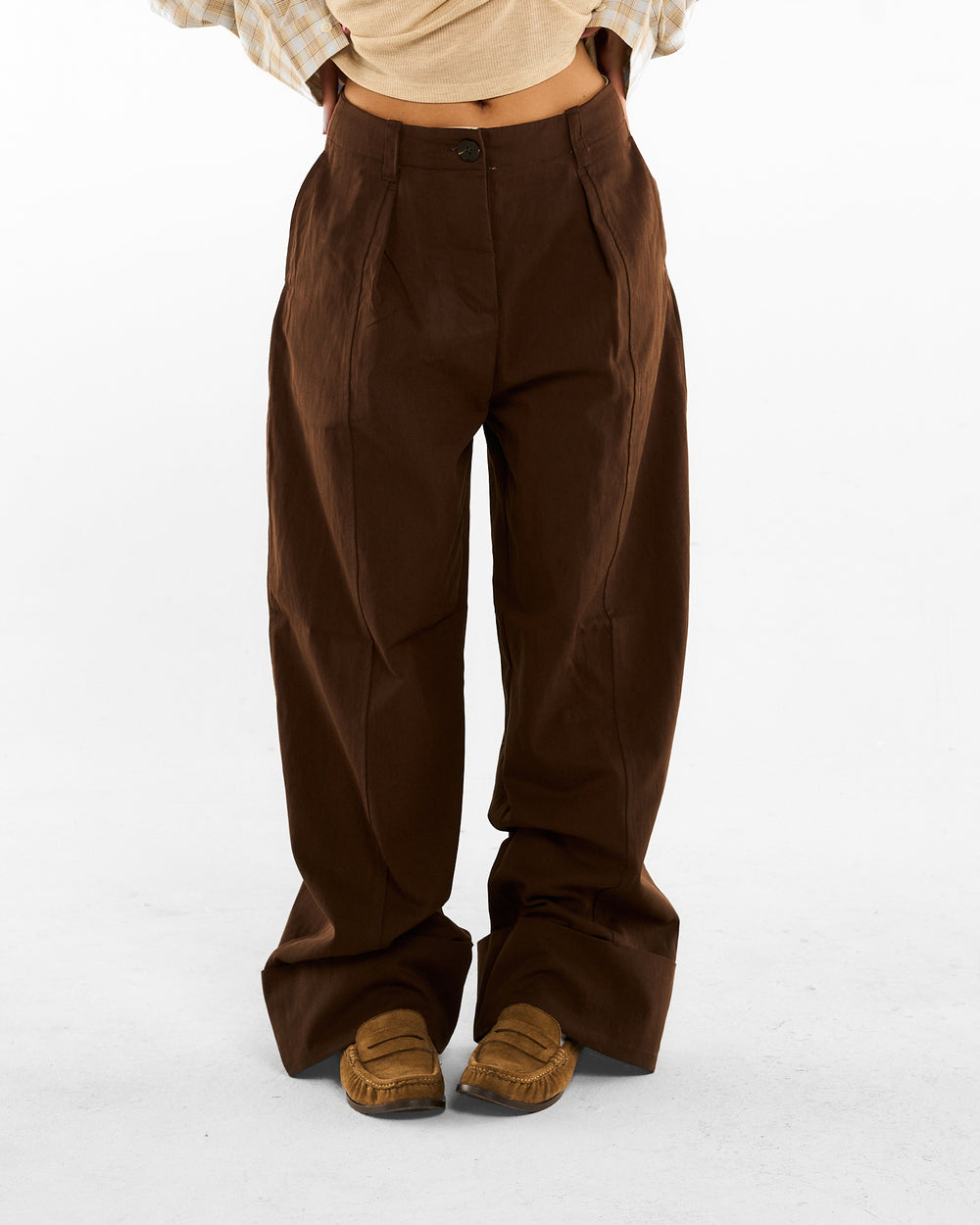 Pantalone Office Marrone