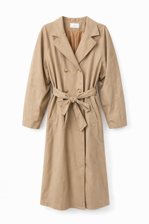 Trench creme au biscuit