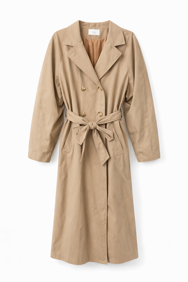 Trench creme au biscuit