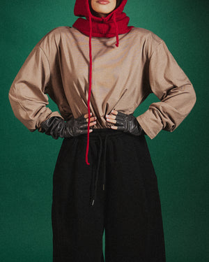 Maglia spalline in cotone