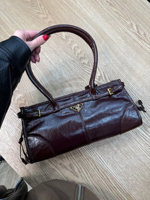 Borsa p bonnie in pelle semilucida