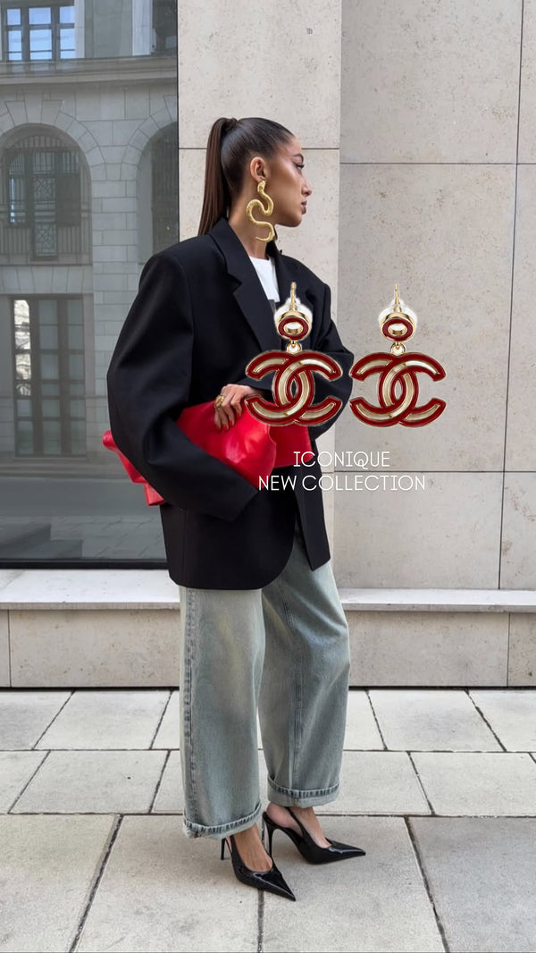 Orecchini Rouge Logo cc
