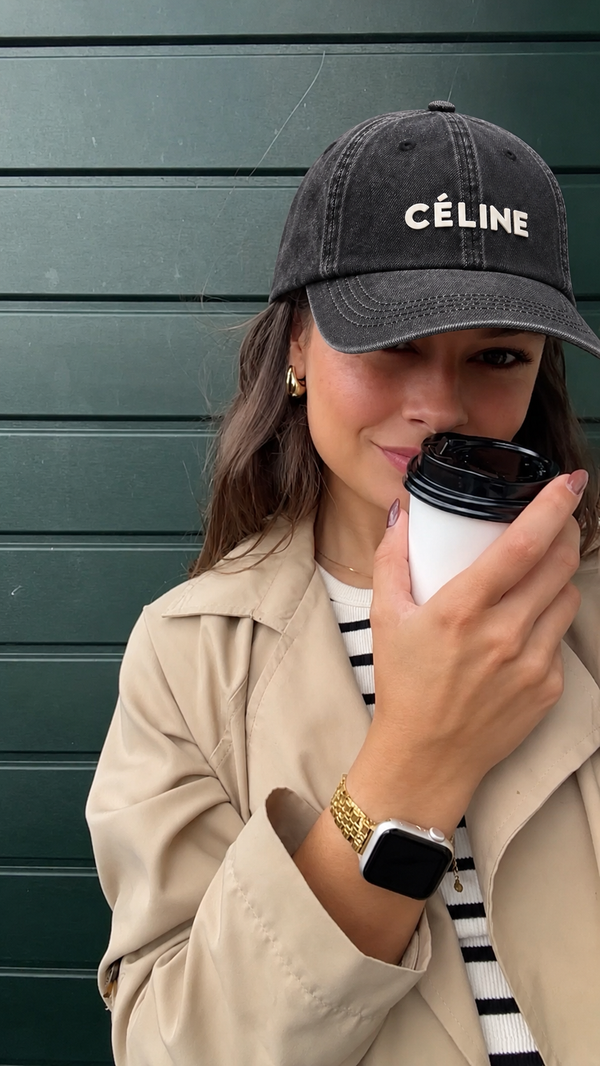 Cap Denim Noir