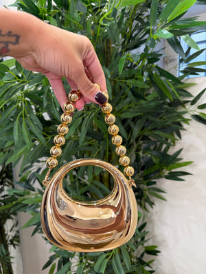 Micro Bag Gold Perle