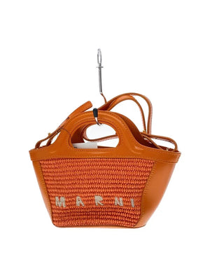 Microbag intrecci e pelle mari