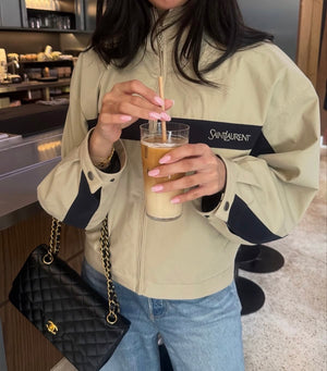 Giacca Sporty Chic Beige