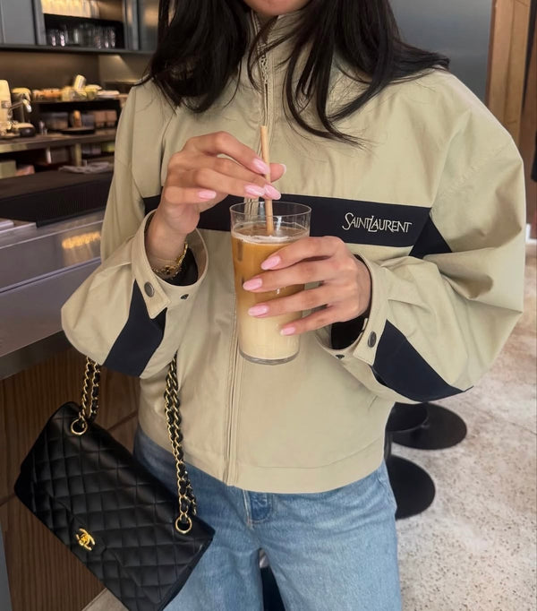 Giacca Sporty Chic Beige