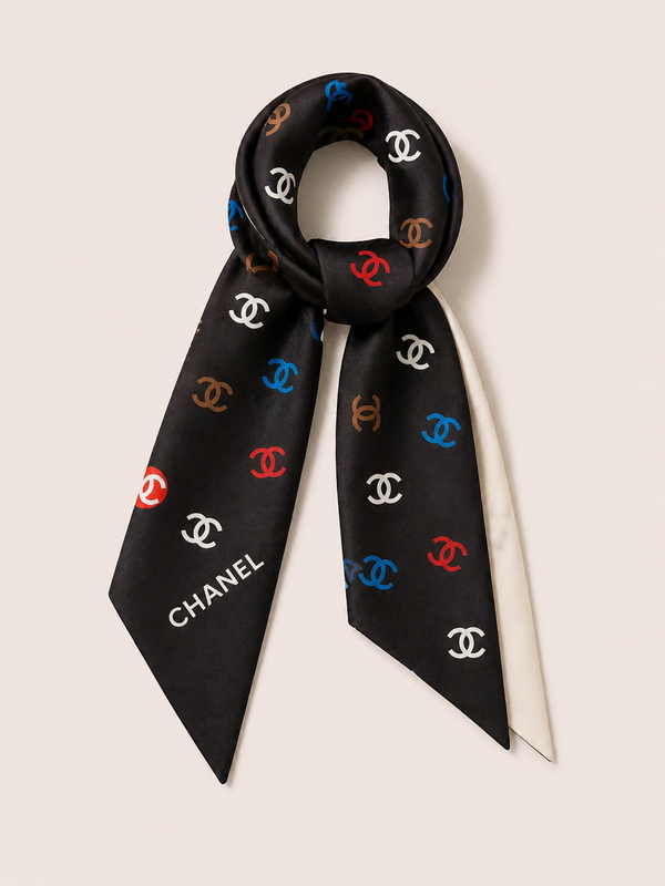 Foulard Icon Black Multilogo