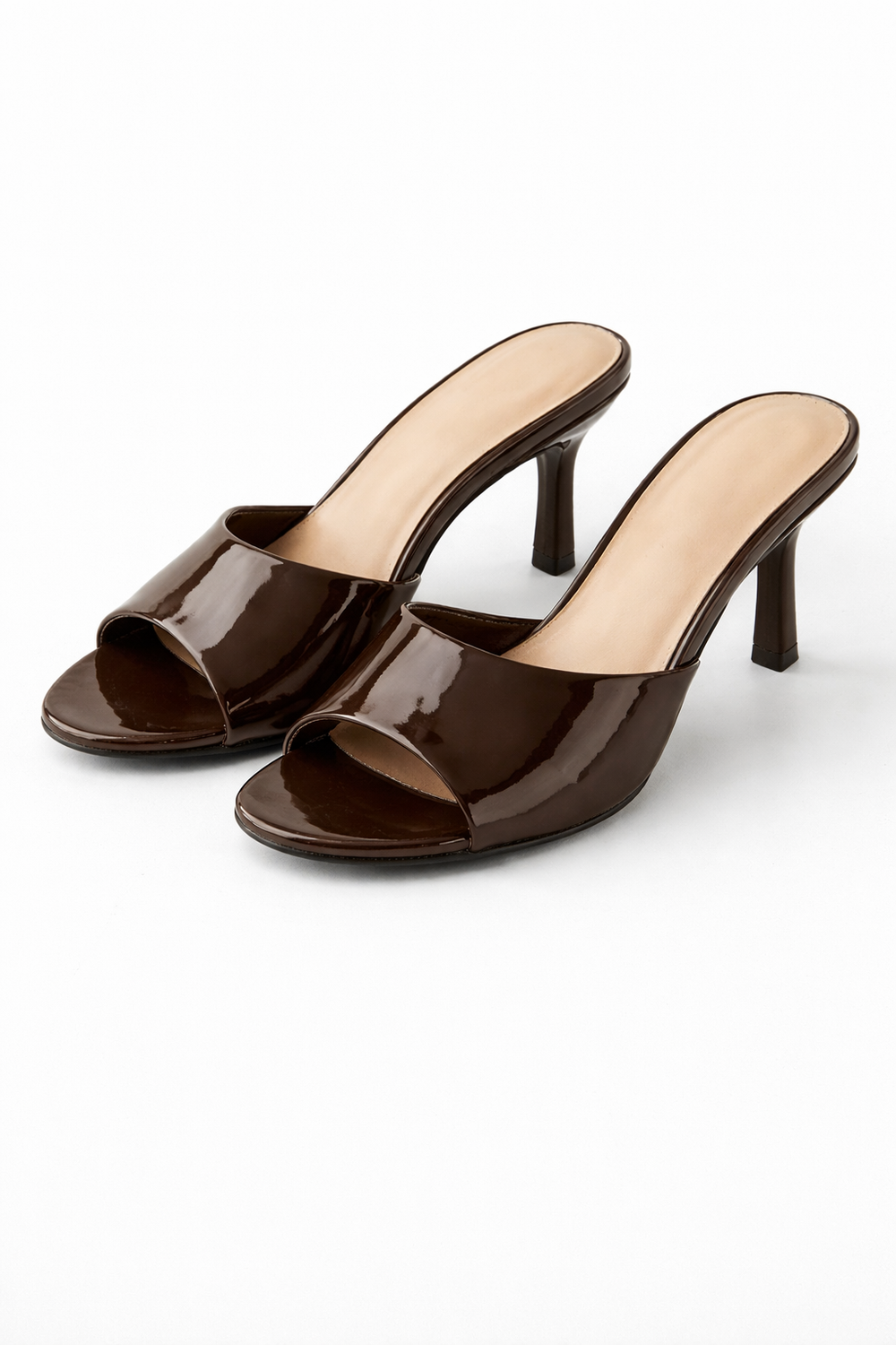Sandali Mule Glossy Heel