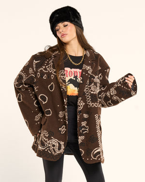 Blazer bandana wool Lumina