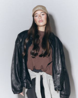 Bomber Noir pelle morbida