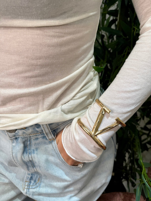 Bracciale V oro