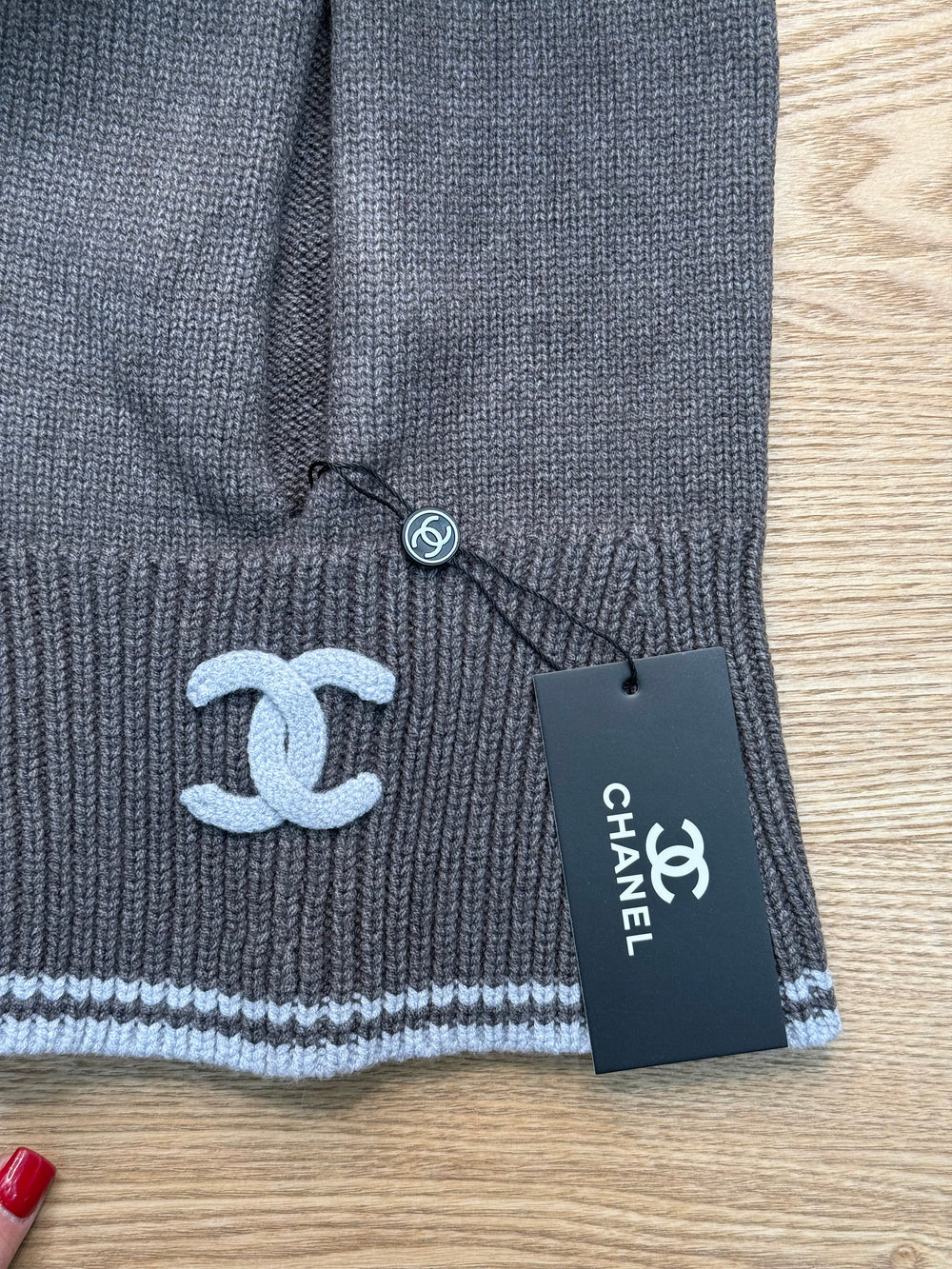 Balaclava chanel grigio