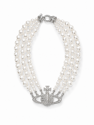 Collana Vivienne iconique multi perle