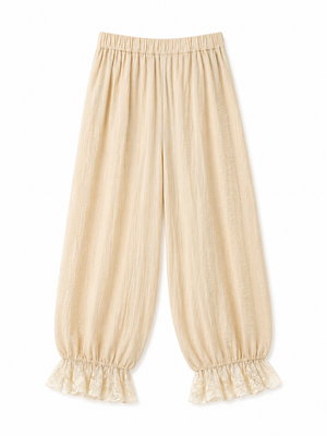 Pantalone Soft Lace Beige