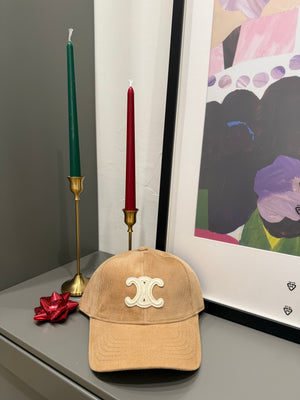 Cappello Celine velluto beige