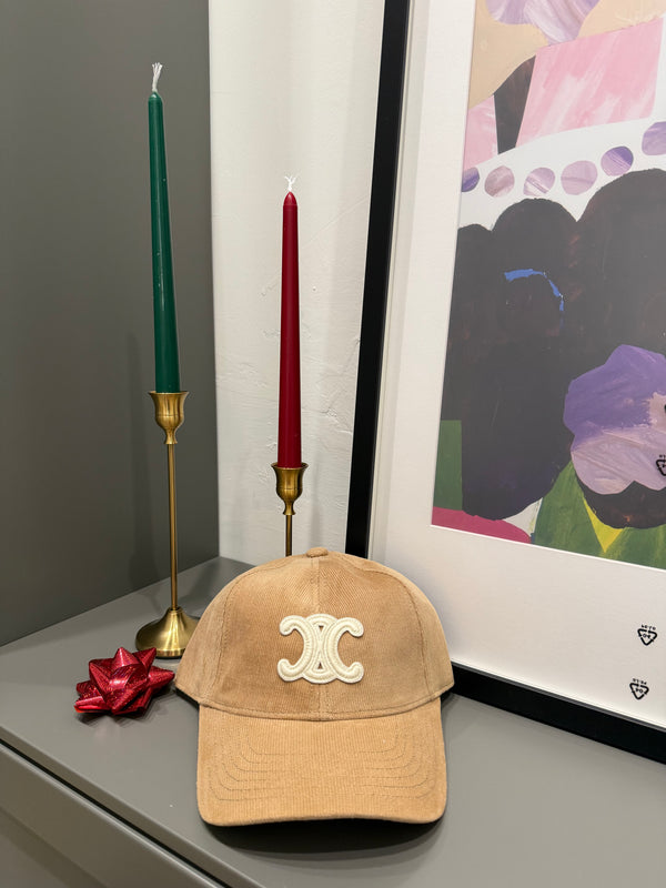 Cappello Celine velluto beige