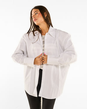 Camicia Over Essential spalline
