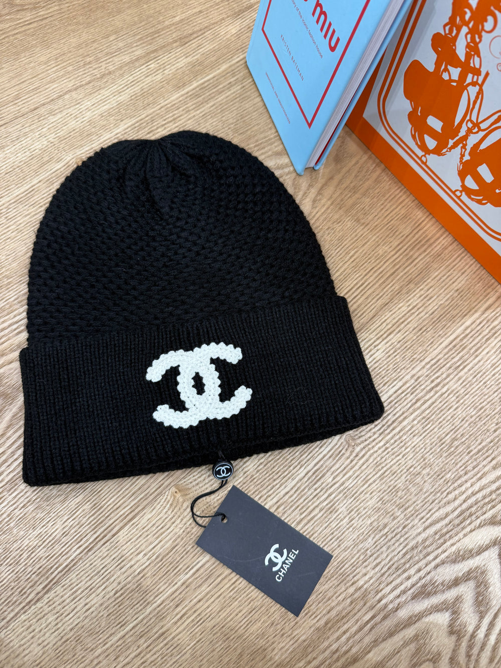 Cappello big lana logo cc