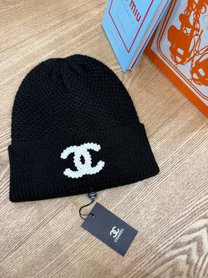 Cappello big lana logo cc