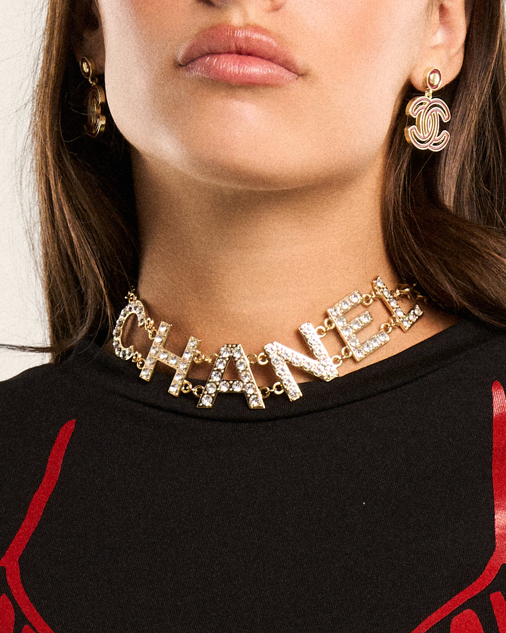 Collare Lettering Crystal cc