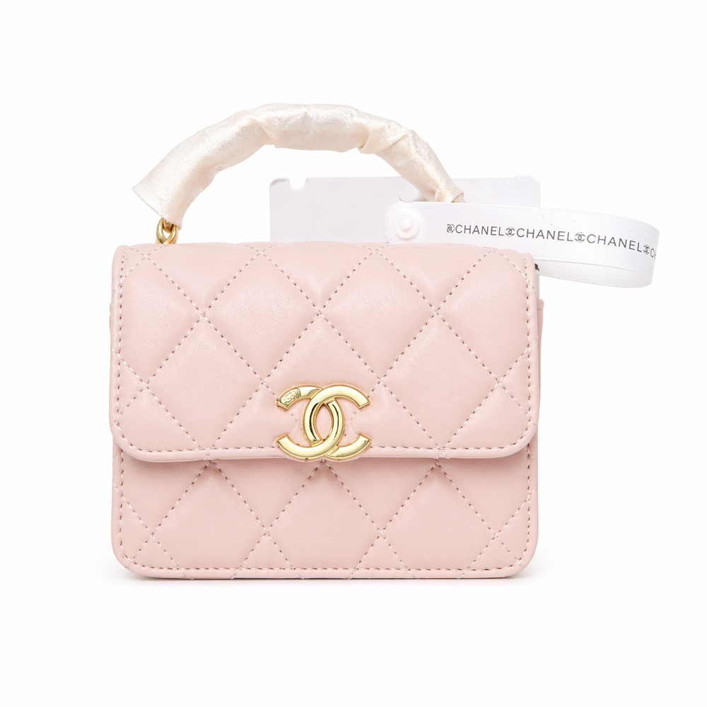 Mini Bag trapuntata rosa CC