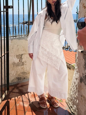 Set Pantalone + Gonna Lace Overlay