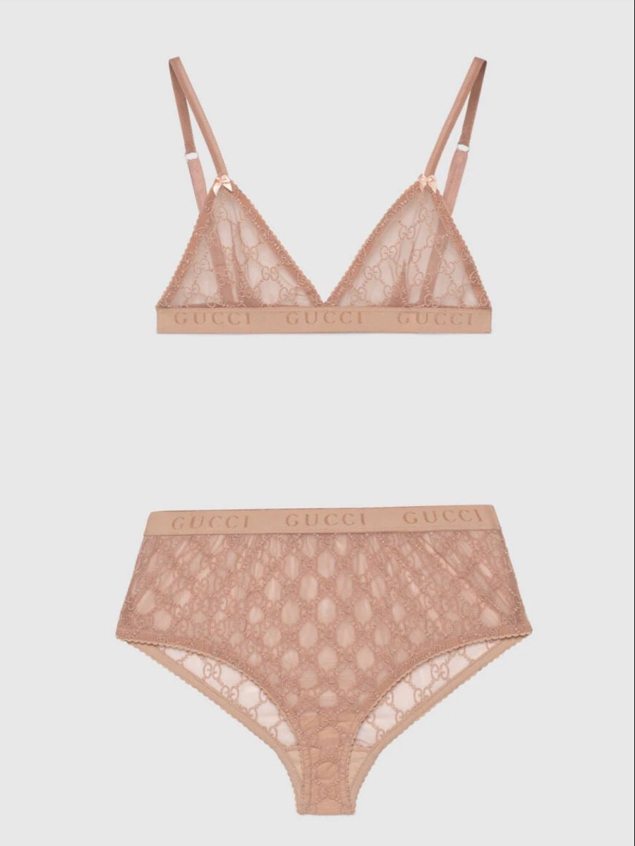 Completo Intimo Lace Nude fiocchetti gg