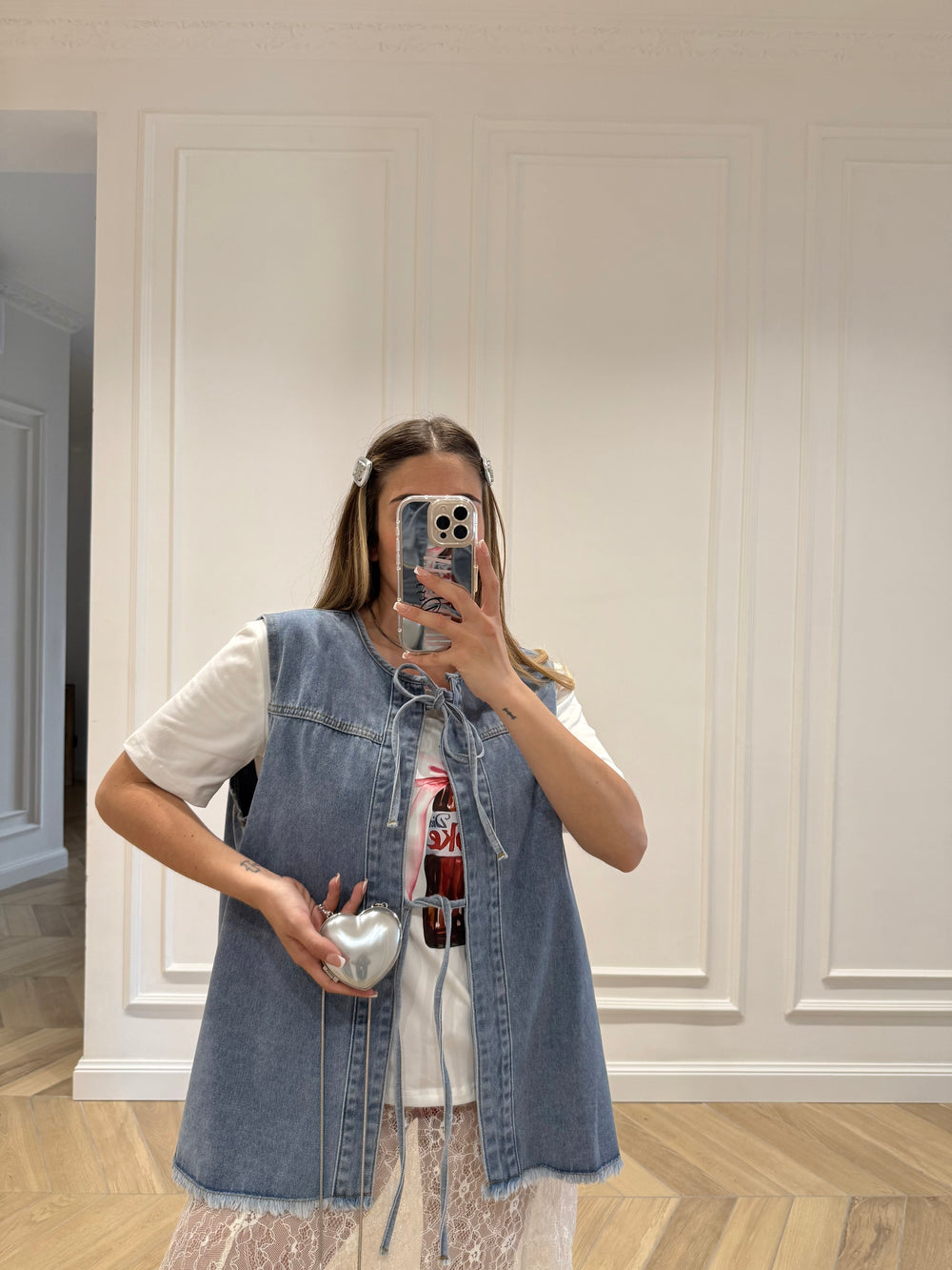 Smanicato denim chiaro