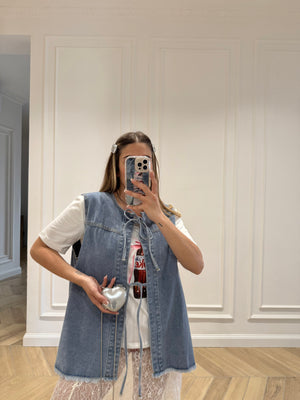 Smanicato denim chiaro