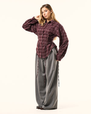 Camicia Knot stringhe