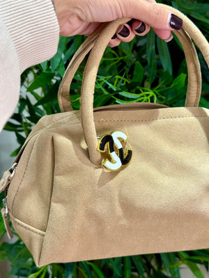 Bag scamosciata taupe